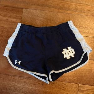 notre dame under armour shorts